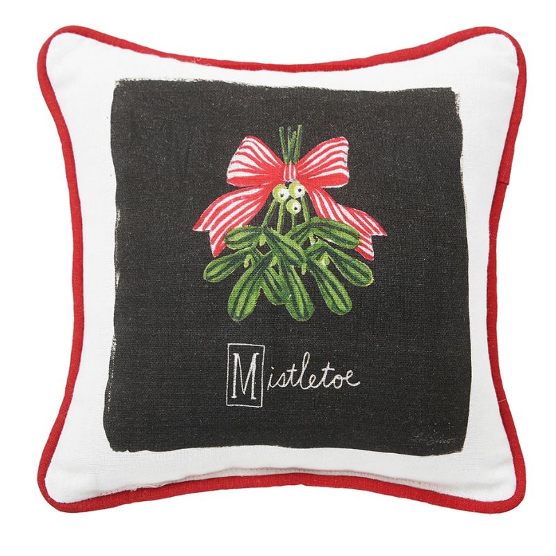 Mistletoe Alphabet Pillow